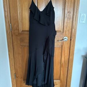 Express Elegant Black Dress size small vacation honeymoon sexy date night